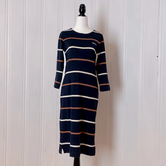 Striped BARBOUR navy sailor dress - Picture 3 of 10